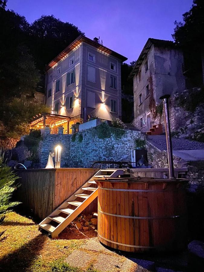 La Casa Sulla Collina Del Castello Villa Breno Buitenkant foto