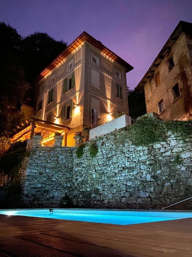 La Casa Sulla Collina Del Castello Villa Breno Buitenkant foto