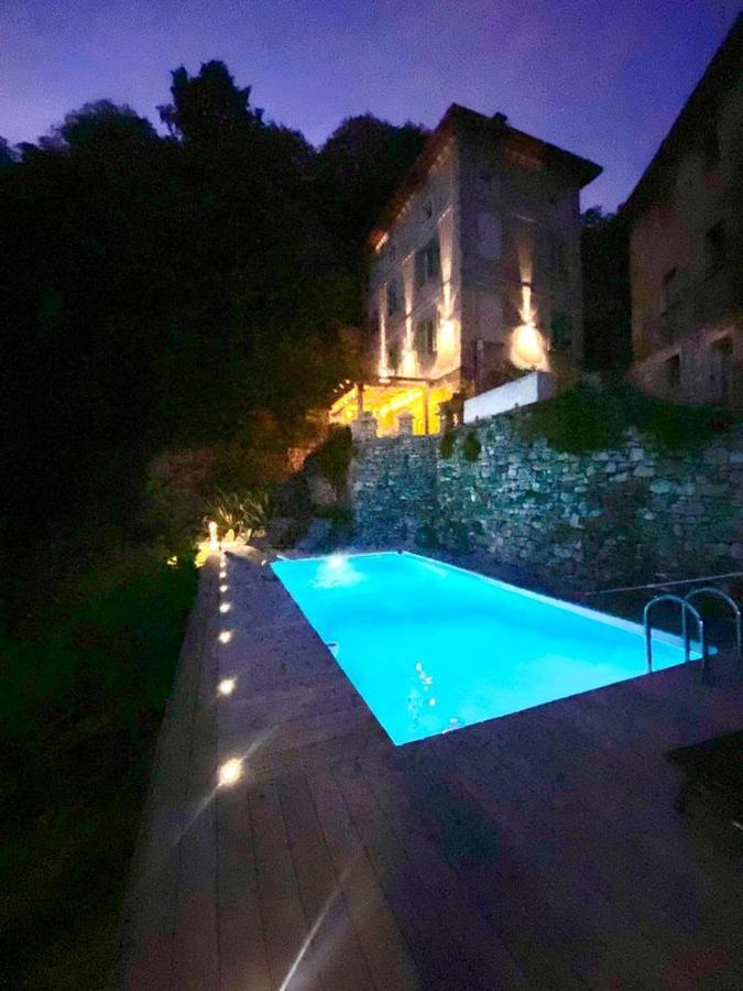 La Casa Sulla Collina Del Castello Villa Breno Buitenkant foto